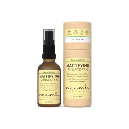 Natural Spf 30+ Mattifying Sunscreen (50ml)