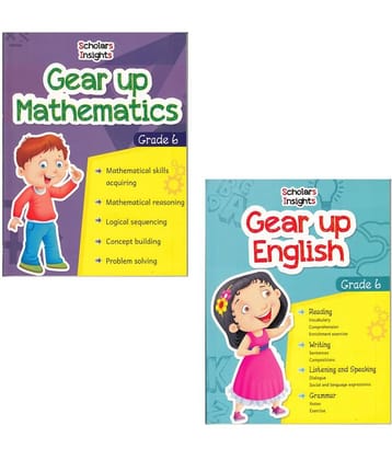 Scholars Insights Gear Up English & Maths Grade 6 (Set of 2)