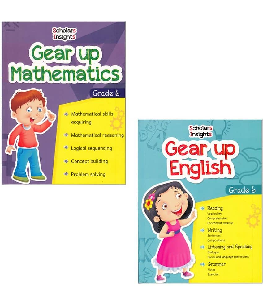 Scholars Insights Gear Up English & Maths Grade 6 (Set of 2)