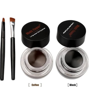 RTB - Black Matte Eye Liner Gel ( Pack of 1 )