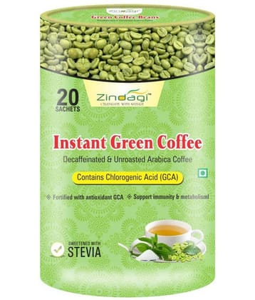 Zindagi Instant Green Coffee Powder 20 Gm