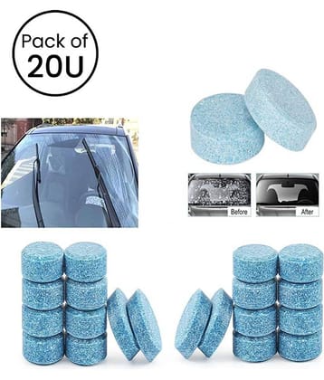 PROGIENCE - Car Accessories in 20PCS/1 Set Car Wiper Detergent Effervescent Washer Windshield Glass Cleaning Tablets car accessories