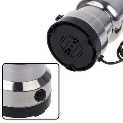 MULTI-FUNCTIONAL ELECTRIC STAINLESS STEEL HERBS SPICES NUTS GRAIN GRINDER WITH STAINLESS STEEL BOWL