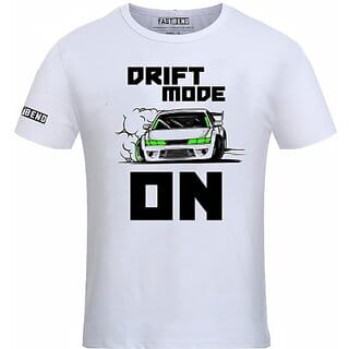 FastB Men Printed Round Neck Multicolor T-Shirt