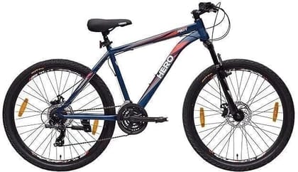 HERO Riot 26T 26 T (inch) Mountain Cycle (21 Gear, Blue, Only Front Suspension) HERO Riot 26T 26 T (inch) Mountain Cycle (21 Gear, Blue, Only Front Suspension)