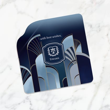 Deco Symmetra Gift Sticker-Navy