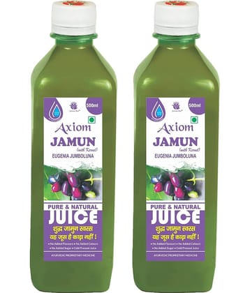 Axiom Jamun Swaras 500ml (Pack of 2)|100% Natural WHO-GLP,GMP,ISO Certified Product