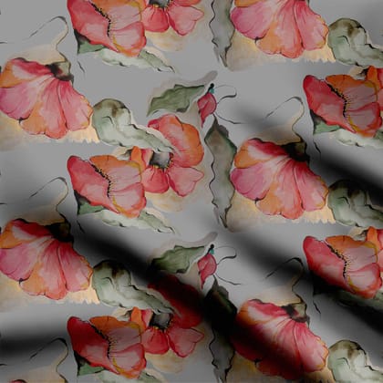 Golden Gleam Blooms-Cotton