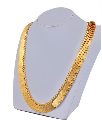 KRIMO Brass Golden Traditional Necklace Choker