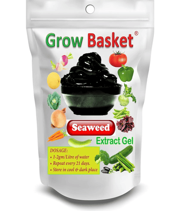 Organic Fertilizers & Pesticides Natural Seaweed Gel Fertilizer, Contains Primary Secondary and Micro nutrients | 400g