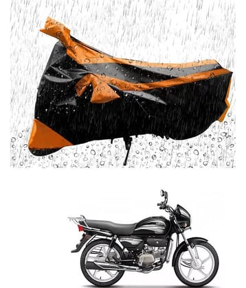 JVG Bike Body Cover for Hero Splendor Plus ( Pack of 1 ) , Orange