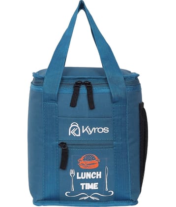 Kyros Blue Polyester Lunch Bag Pack of 1
