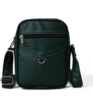 MATRICE - Green Solid Messenger Bag