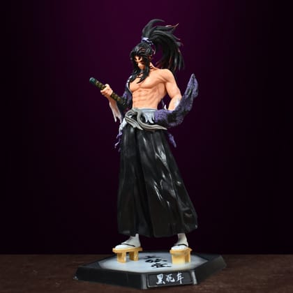 THE UPPER RANK ONE - KOKUSHIBO ACTION FIGURE WITH STAND (30 CM HEIGHT) - DEMON SLAYER