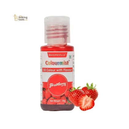 Colourmist Red Oil Colour With Strawberry Flavour - 30g