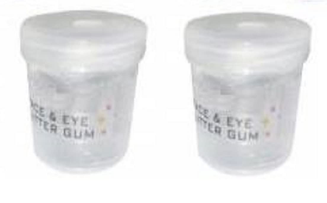 ELECSERA EYE GLITTER GUM/GLUE PACK OF 2
