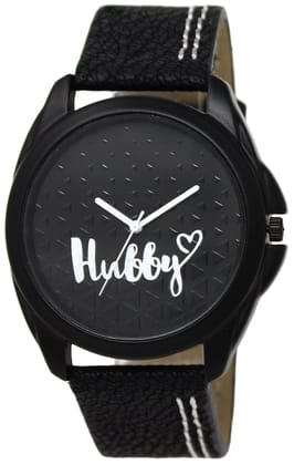LOREM Black Hubby Analog Watch for Men LR31-UF