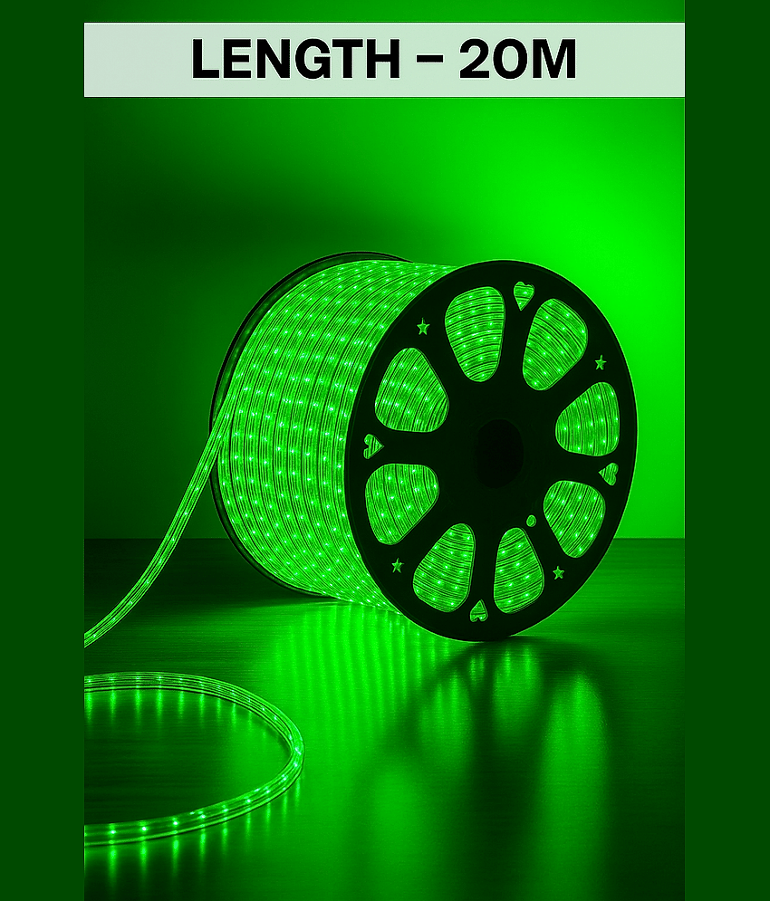 SPARKWORLD Green 20M LED Strip ( Pack of 1 )
