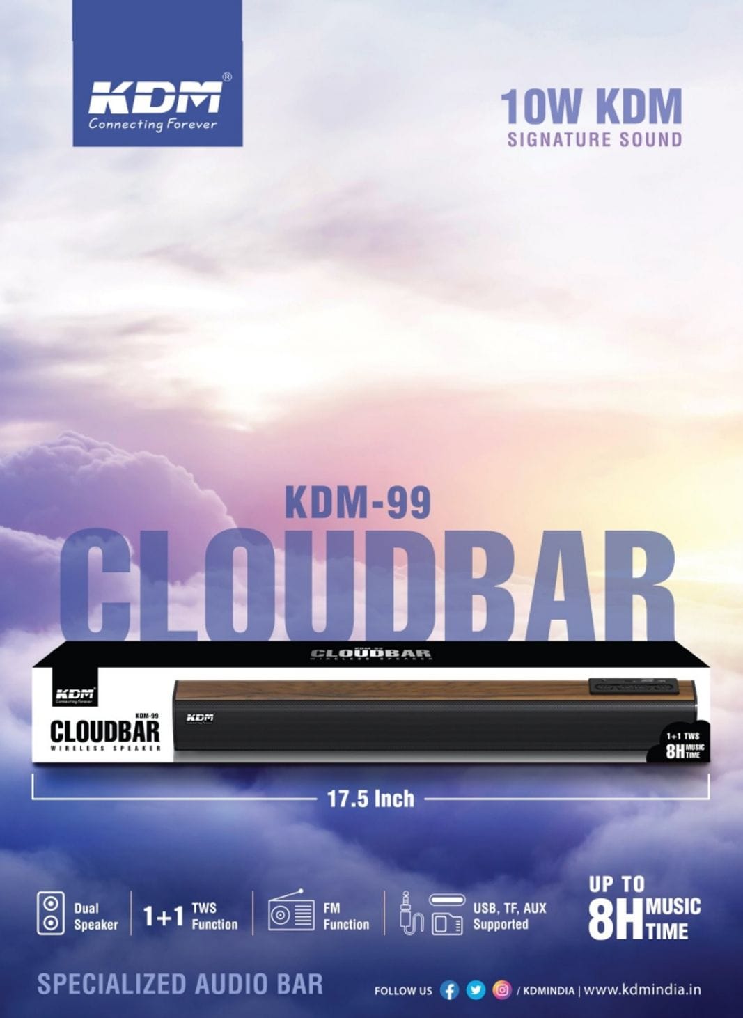 KDM Cloudbar SPEAKER