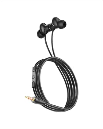 LYNE Photon 31 Extra Bass Wired  (Black, In The Ear)