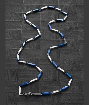 Style Wind Silver Plated Stainless Steel Chain ( Pack of 1 )