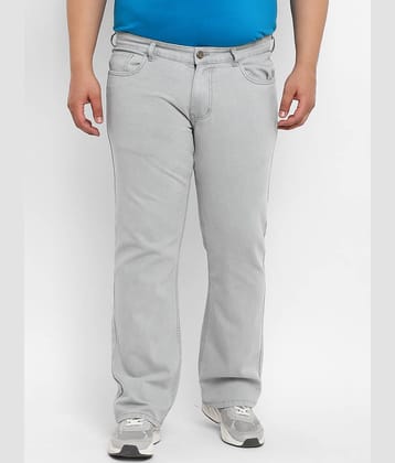 Urbano Plus Regular Fit Basic Men's Jeans - Grey Melange ( Pack of 1 )