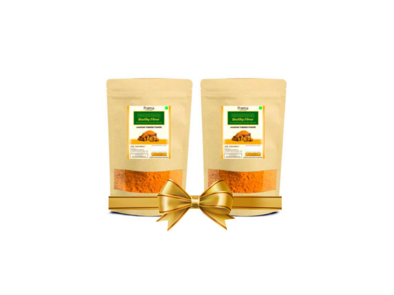 Healthy Fibres Lakodong Turmeric Powder 100 gms Combo pack of 2