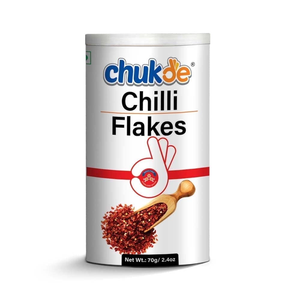 Chukde Spices Red Chilli Flakes Sprinkler 70g
