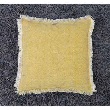18 " Rugged Cushion Cover 18 "-Yellow-18 x 18 inches