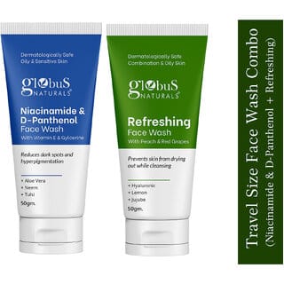 Globus Naturals Anti Pigmentation Niacinamide Refreshing Face Wash Combo 50gm Set of 2