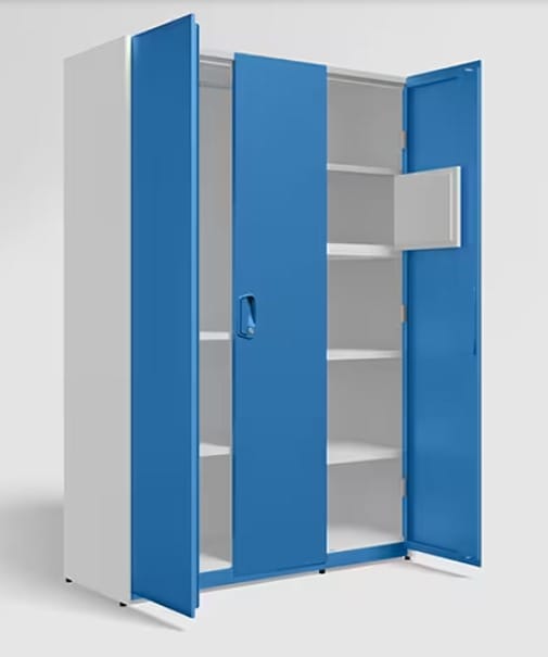 Neolite 3-Door Steel Almirah (Textured Bluejay)