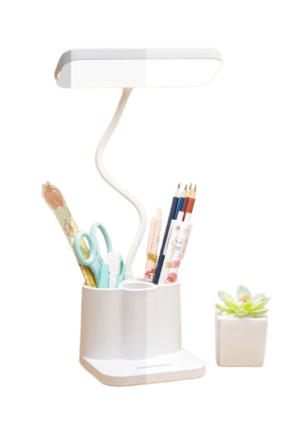 Desk Lamp Touch Sensor Study Lamp USB Rechargeable 3 Modes LED Desk Light 3 in One Pen/Phone Holder Night Light Perfect for Home Office, Dorms, and Kids' Rooms, Study Roomassorted colour