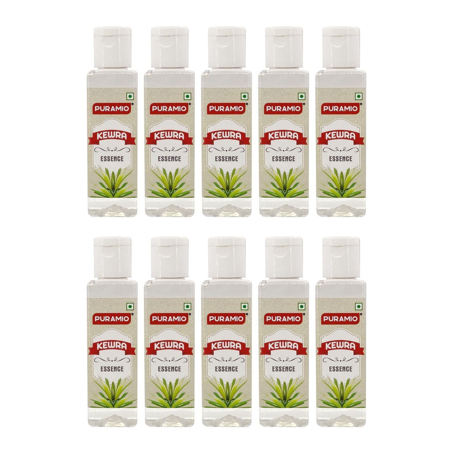 Puramio Kewra Culinary Essence, 30 ml Each - Pack of 10