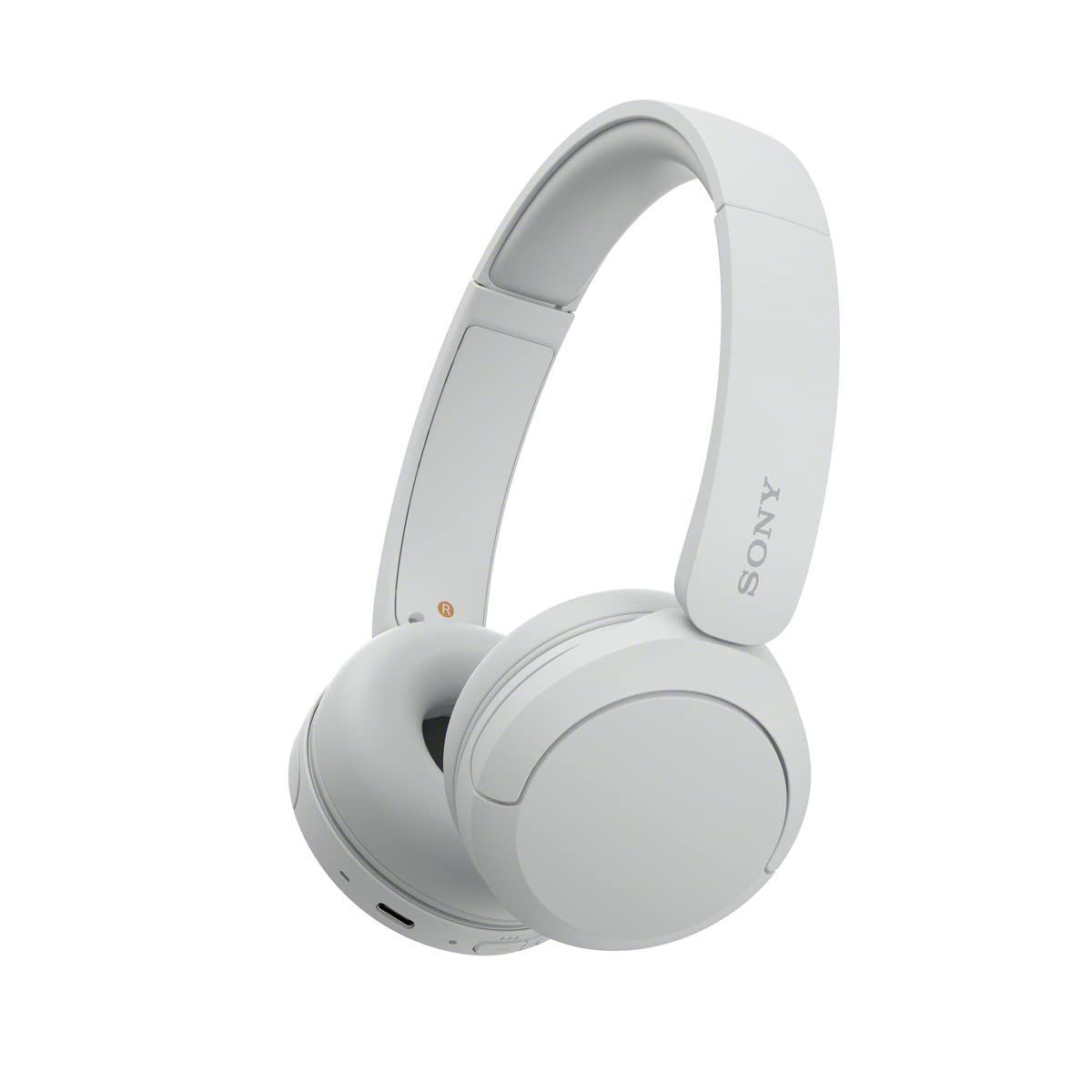 Sony WH-CH520 Wireless Bluetooth Headphones On Ear with Mic, Up to 50Hrs Battery, Quick Charge, DSEE Upscale, Multipoint Connectivity, Voice Assistant, Customized EQ-White Sony WH-CH520 Wireless Bluetooth Headphones On Ear with Mic, Up to 50Hrs Battery,