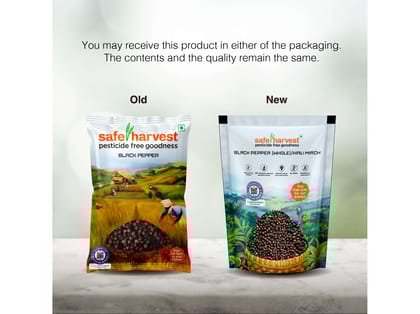 Safe Harvest Pesticide Free Black Pepper 100g