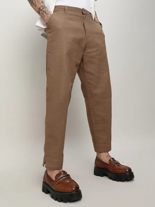 Solid Tailored Trousers-30