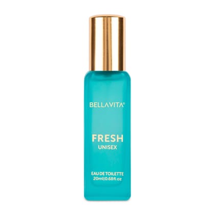 Bella Vita Luxury FRESH Unisex Eau De Toilette Perfume with Bergamot, Lavender,Ylang Ylang|Premium, Long Lasting Fresh Fragrance for Men & Women, 20ML Bella Vita Luxury FRESH Unisex Eau De Toilette Perfume with Bergamot, Lavender,Ylang Ylang|Premium, Lon