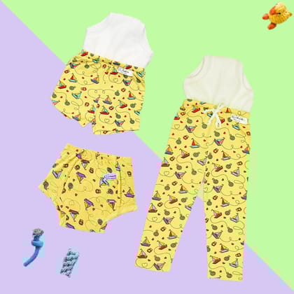 Potty Training Pants, Pajamas & Shorts for Toddlers, Boys and Girls- Sailing Hearts-Size 1 (1-2 years)