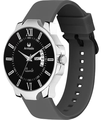 Armado Black Silicon Analog Men's Watch