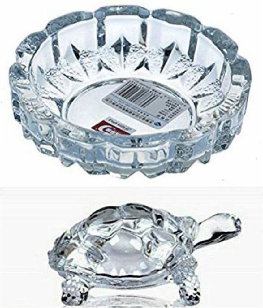 Crystal Tortoise with bowl