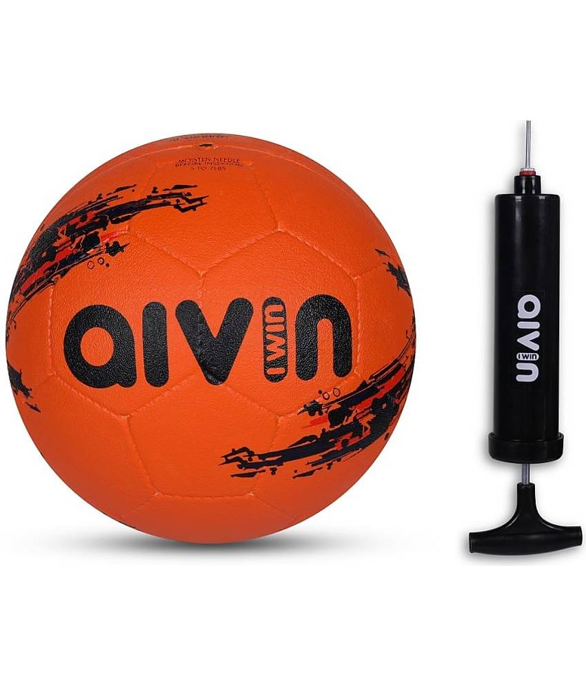 Aivin Orange Rubber Football ( Pack of 2 )