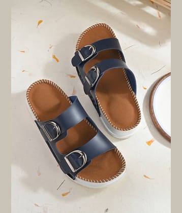 Aadi Blue Floater Sandals