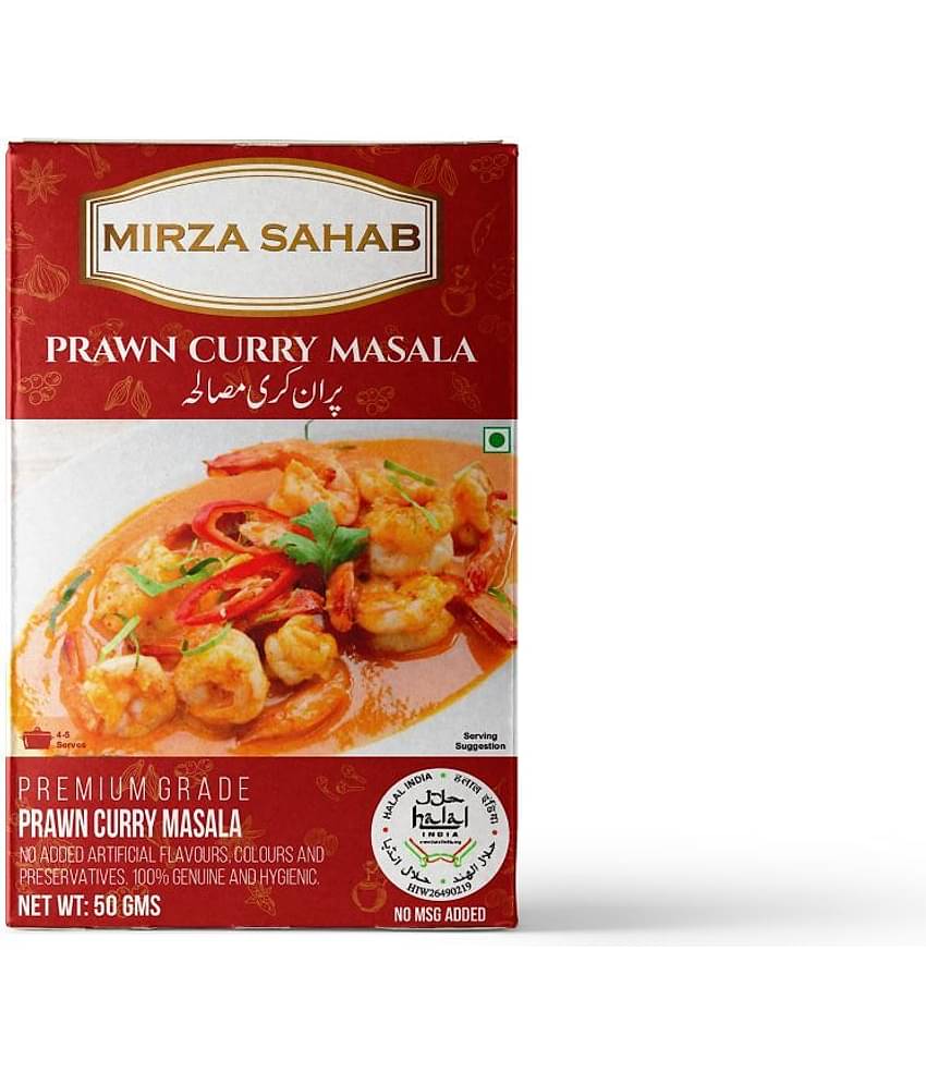 Mirza Sahab Prawn Curry Masala Instant Mix 50 gm Pack of 4