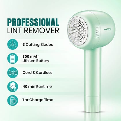 VGR V-813 Professional Rechargeable Lint Remover VGR V-813 Professional Rechargeable Lint Remover - Pink