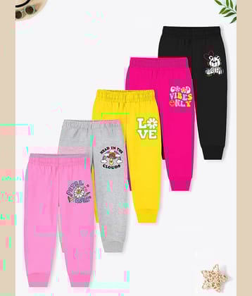 Trampoline Pack of 5 Girls Cotton Blend Pyjama ( Multicolor2 )