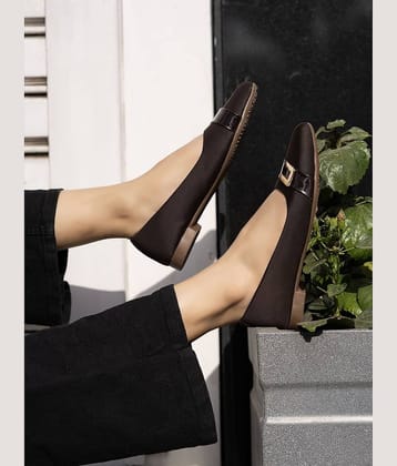 Shoetopia - Black Women's Casual Ballerinas