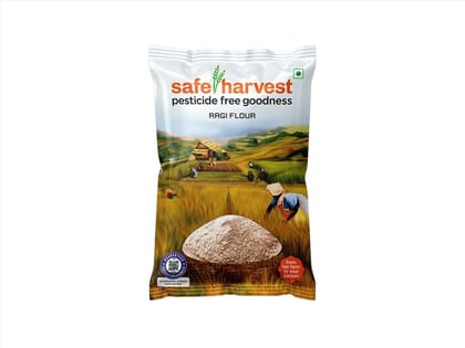 Safe Harvest Pesticide Free Ragi Flour 1kg Safe Harvest Pesticide Free Ragi Flour 1kg