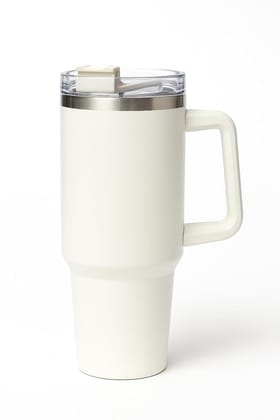 1200ml Steel Hot and Cold Tumbler - White