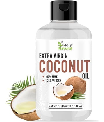 Holy Natural Moisturizing Coconut Oil 300 ml ( Pack of 1 )