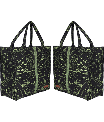ENSAC Handheld Bag Cotton Set of 2 ( Olive )